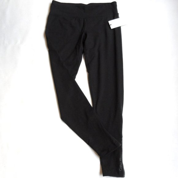NWT Calvin Klein Performance Zippered Stretch Yoga Workout Leggings Sz. S - Picture 8 of 8